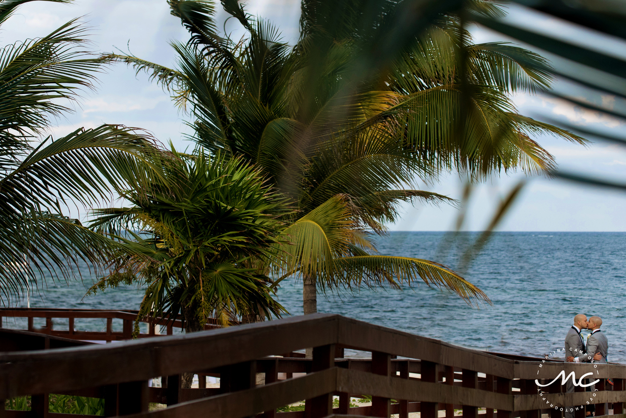 Gay Destination Wedding at Royalton Riviera Cancun, Mexico. Martina Campolo Photography