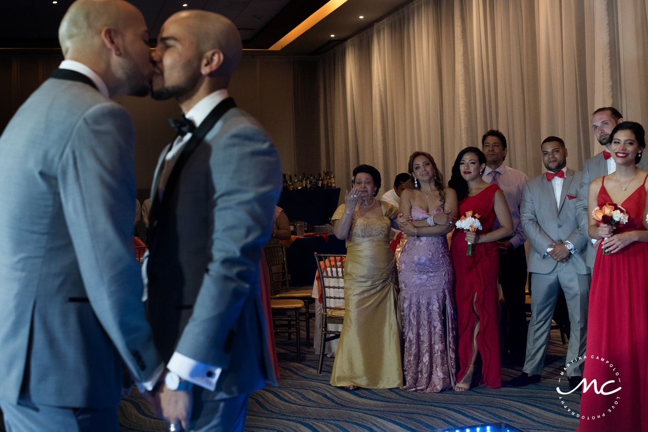 First Dance, Royalton Riviera Cancun Gay Wedding. Martina Campolo Photography