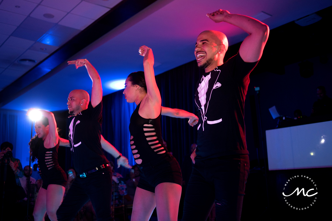 Royalton Riviera Cancun Gay Wedding, reception fun. Martina Campolo Photography