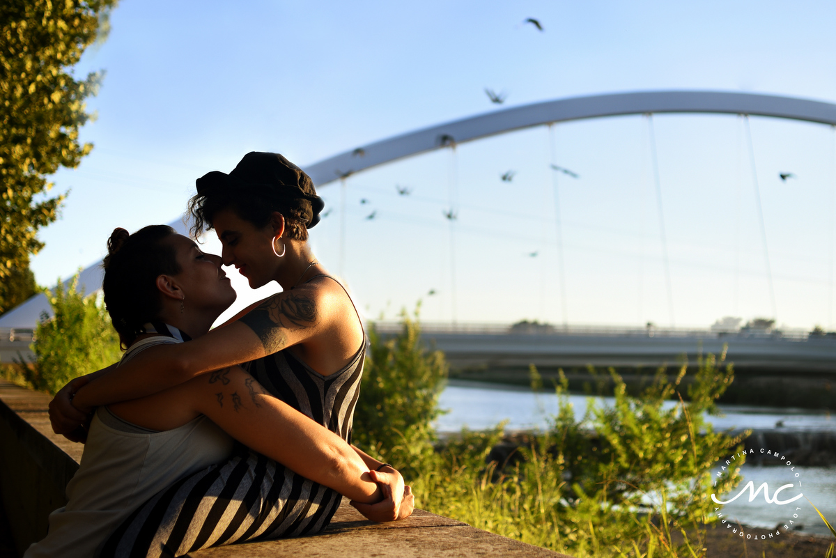 LGBTQ Engagement Portraits. Ponte Meier Alessandria, Italy. Martina Campolo Photographer