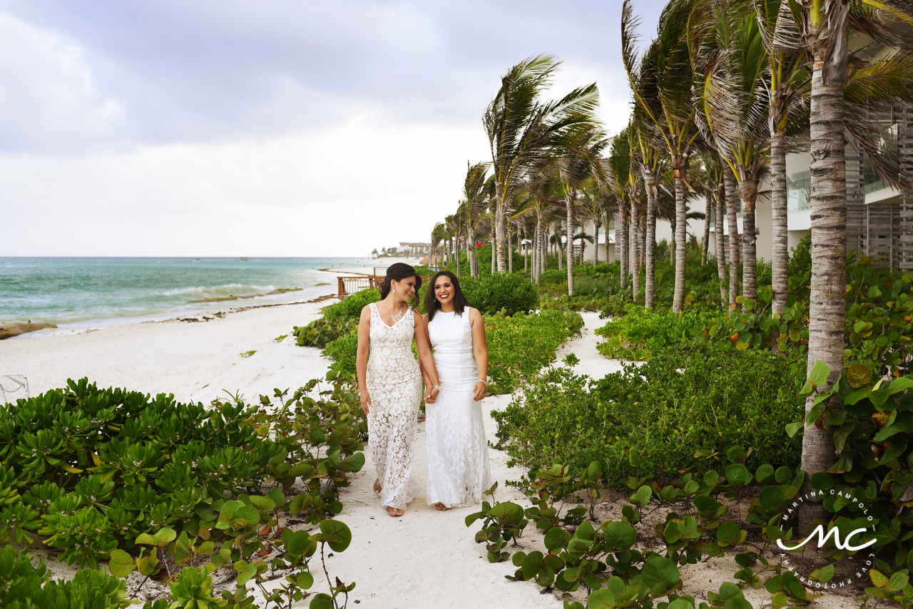 Gay Wedding at Andaz Mayakoba, Riviera Maya, Mexico. Martina Campolo Photographer