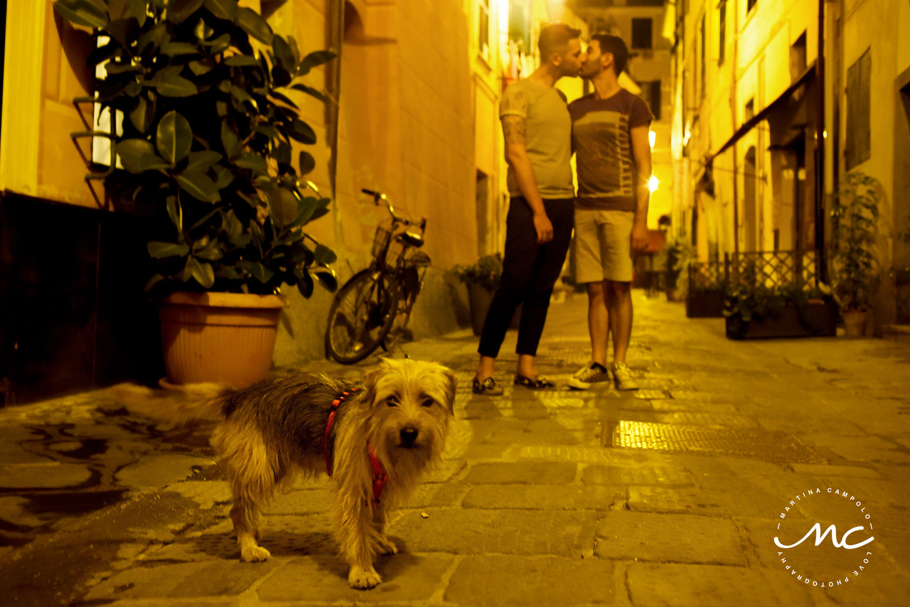 Gay Couple portraits at Cinque Terre, Italy. Martina Campolo Engagement Photography