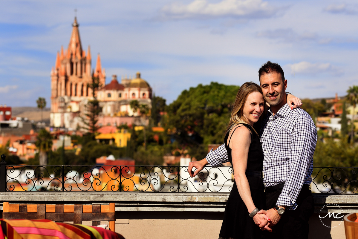 Rosewood San Miguel de Allende Engagement Session. Martina Campolo Photography