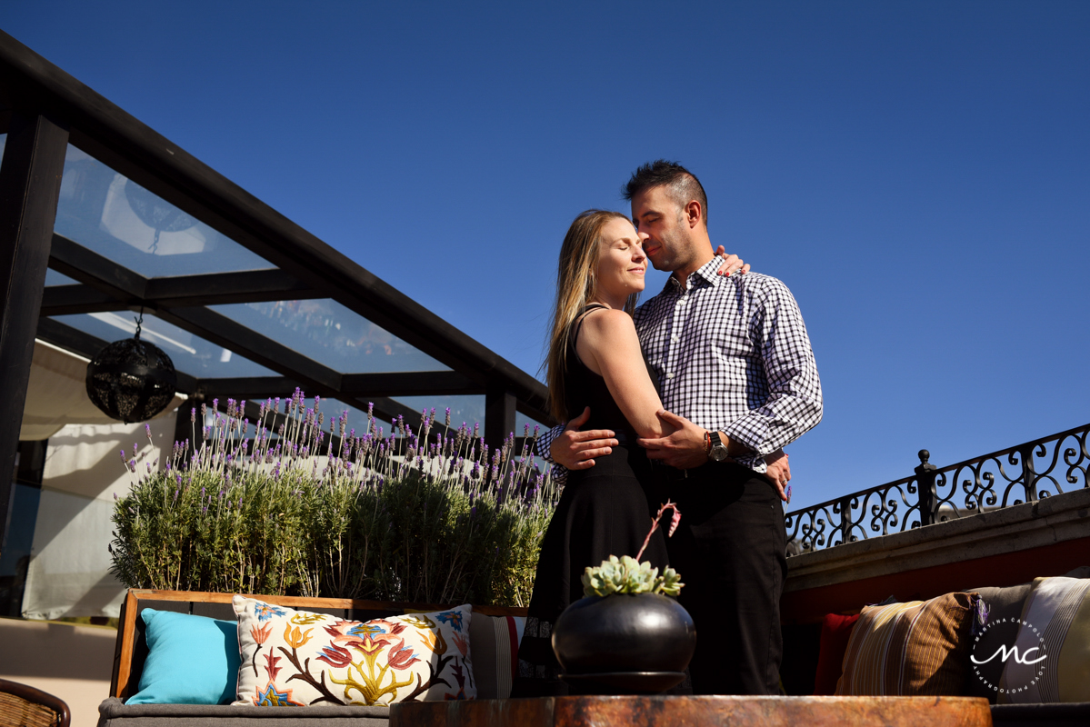 Rosewood San Miguel de Allende Engagement Session. Martina Campolo Photography