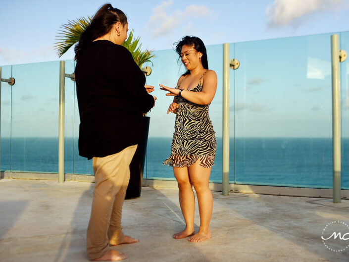 Surprise LGBTQ Wedding Proposal in Cancun Mexico by Martina Campolo Photography