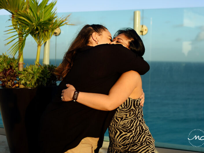 Surprise LGBTQ Wedding Proposal in Cancun Mexico by Martina Campolo Photography