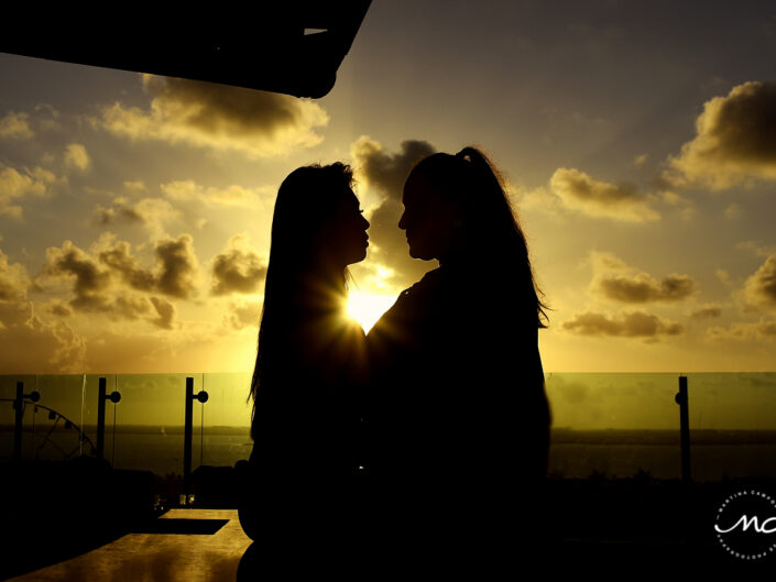 Surprise LGBTQ Wedding Proposal in Cancun Mexico by Martina Campolo Photography