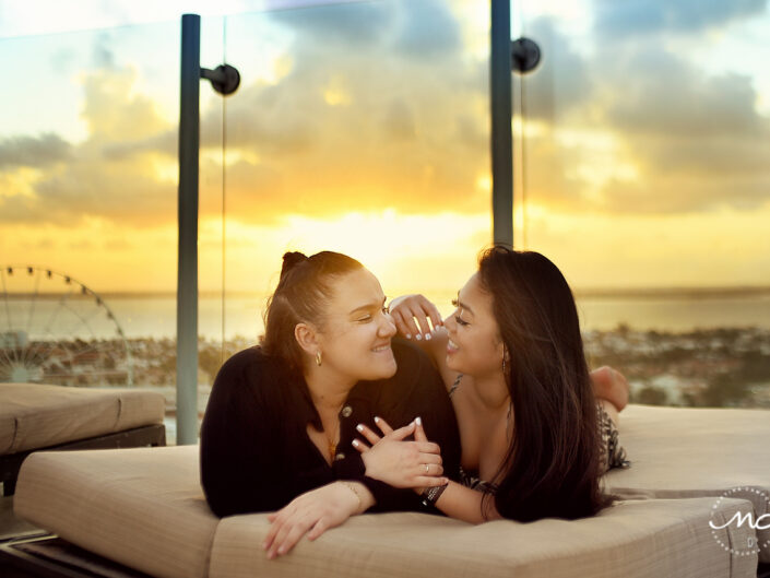 Surprise LGBTQ Wedding Proposal in Cancun Mexico by Martina Campolo Photography