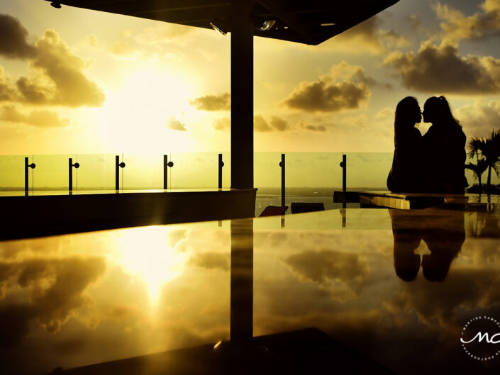 Surprise LGBTQ Wedding Proposal in Cancun Mexico by Martina Campolo Photography