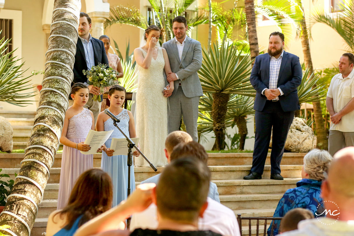 Emotional bride at Hacienda del Mar destination wedding in Mexico by Martina Campolo Photography