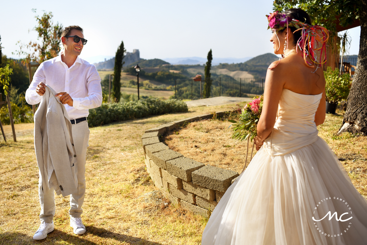 Countryside San Leo Wedding. Martina Campolo Italian Wedding Photographer