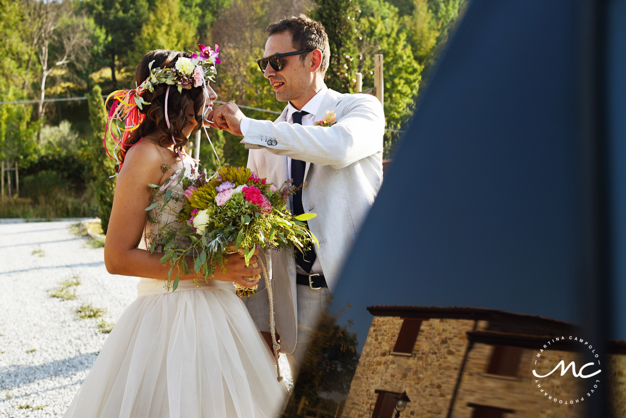 Countryside San Leo Wedding. Martina Campolo Italian Wedding Photographer