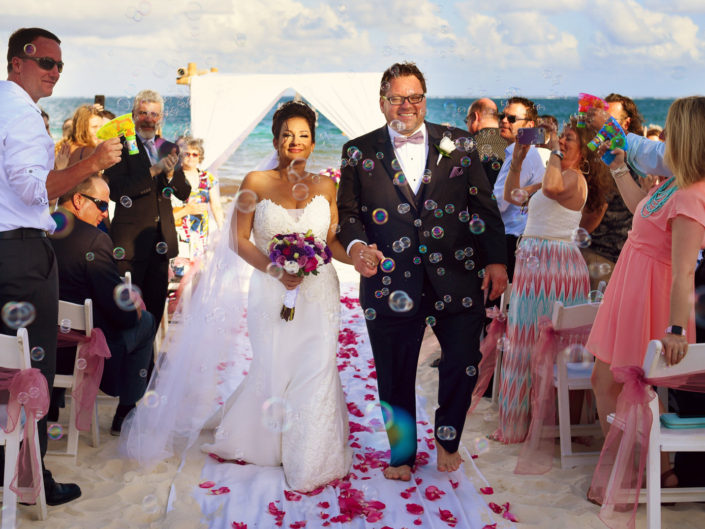 Now Sapphire Beach Wedding in Mexico